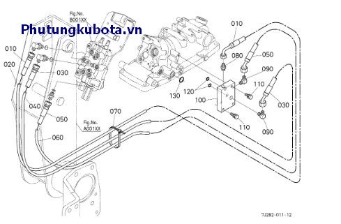 ỐNG MỀM THỦY LỰC (CỤM THỦY LỰC) [L3608 S.No.=138364]